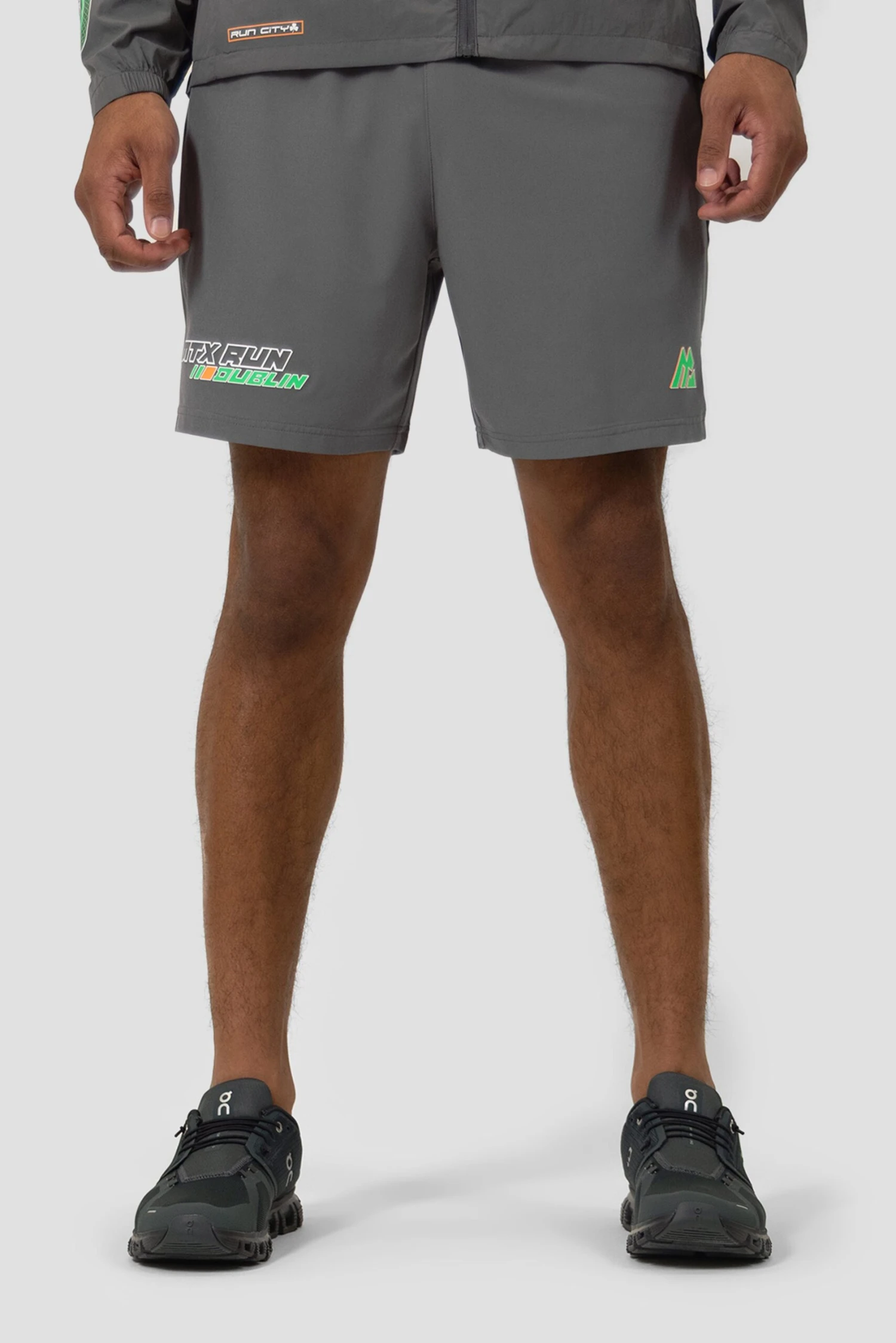 MTX Run City Dublin Short - Cement Grey/Black/Jada Green 3 MTX Run City Dublin Short - Cement Grey/Black/Jada Green - Image 3
