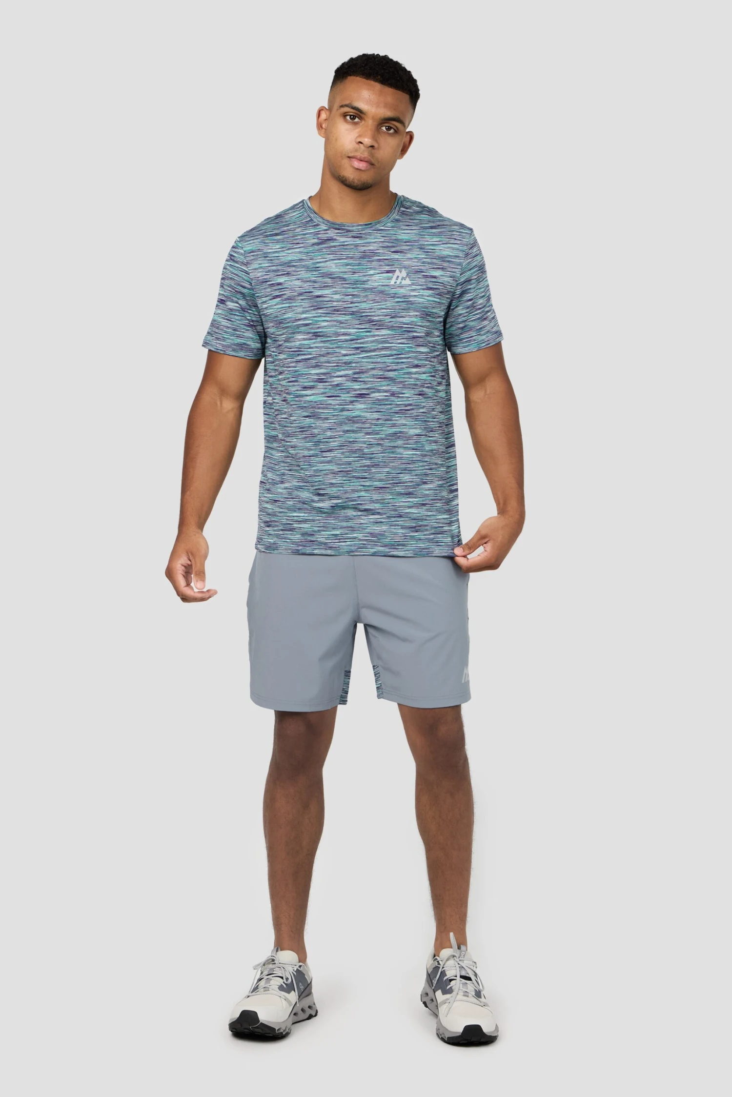 Trail T-Shirt - Grey/Green/Purple 3 Trail T-Shirt - Grey/Green/Purple - Image 3