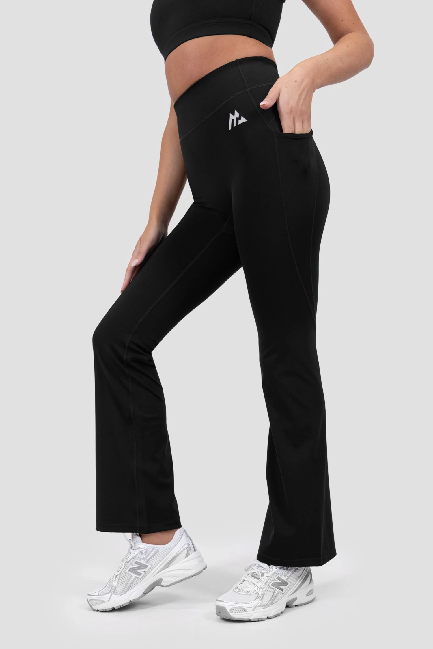 Aura Flared Legging - Black 1 Aura Flared Legging - Black