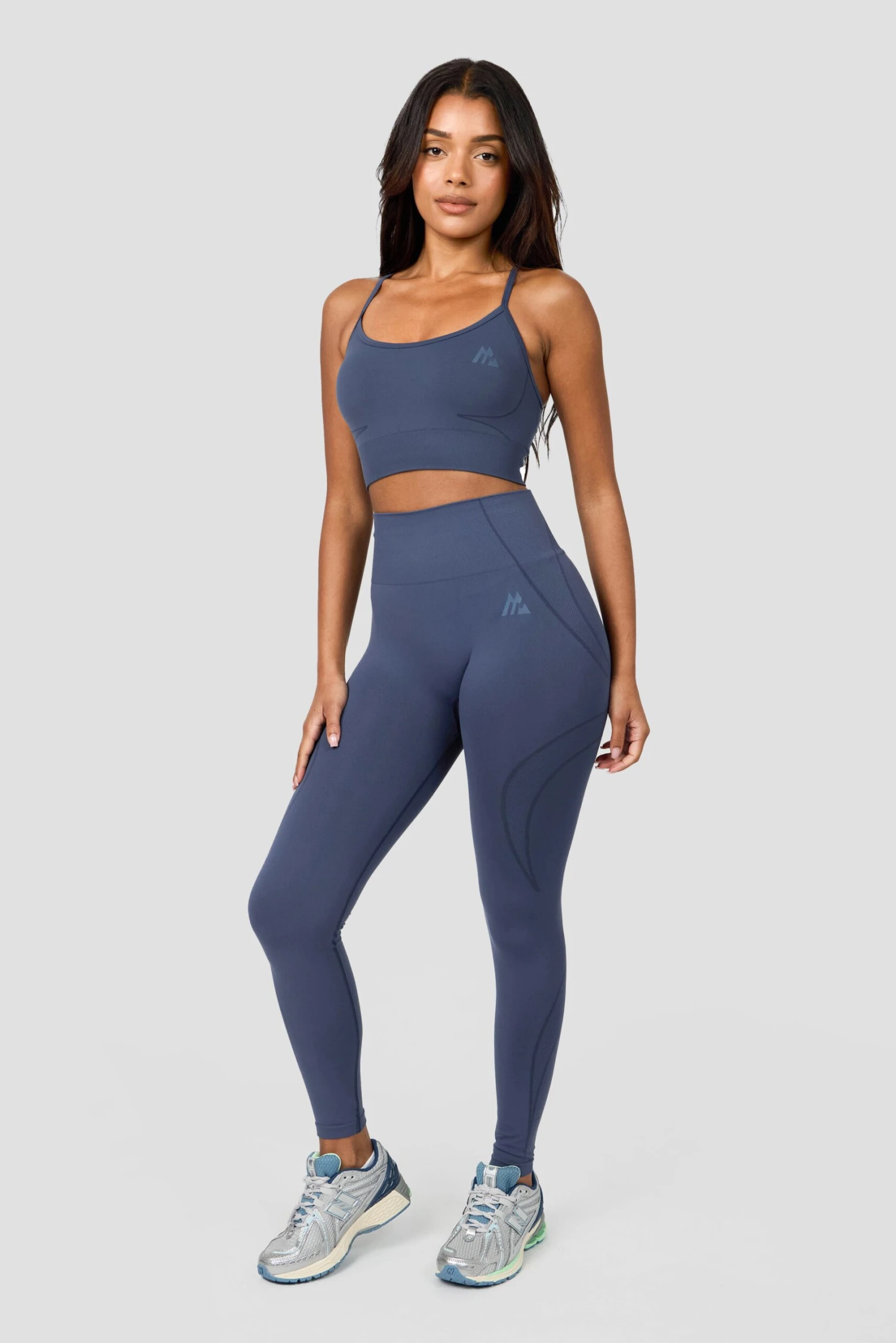 Evolve 2.0 Seamless Legging - Greyed Indigo 2 Evolve 2.0 Seamless Legging - Greyed Indigo - Image 2