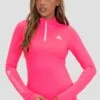 Limit 2.0 1/4 Zip - Neon Pink/Silk Pink