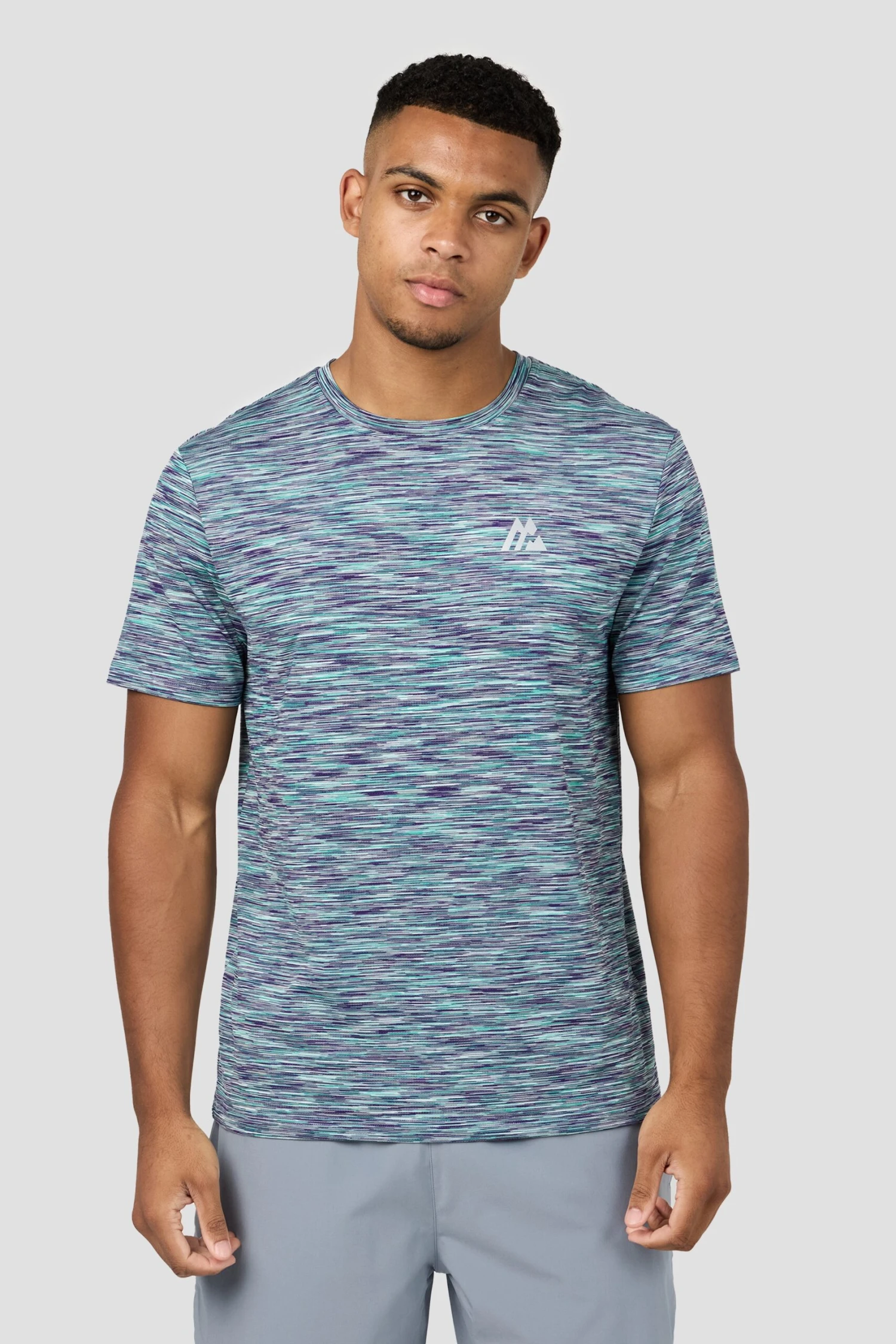 Trail T-Shirt - Grey/Green/Purple 1 Trail T-Shirt - Grey/Green/Purple