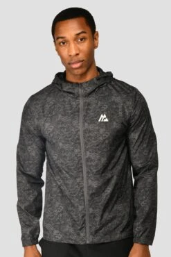 Alto Printed Jacket - Jet Grey/Black