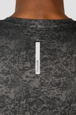 Alto Printed T-Shirt - Jet Grey/Black -Montirex Sale Store ALTO PRINTED TEE BLACK JET GREY back detail