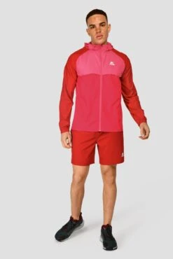 Breeze Windbreaker - Burgundy/Rouge/Hibiscus -Montirex Sale Store BREEZE WINDBREAKER BURGUNDY ROUGE HIBISCUS front