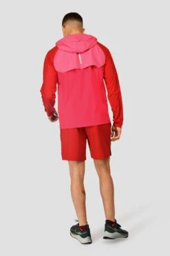 Breeze Windbreaker - Burgundy/Rouge/Hibiscus -Montirex Sale Store BREEZE WINDBREAKER BURGUNDY ROUGE HIBISCUS full back