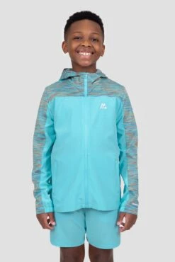 Boys Trail Windbreaker - Blue/Orange
