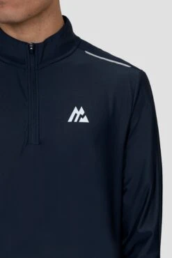 Charge 2.0 1/4 Zip - Midnight Blue -Montirex Sale Store CHARGE 2.0 1 4 ZIP BLACK IRIS logo