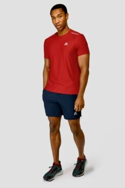 Charge T-Shirt - Burgundy -Montirex Sale Store CHARGE TEE BURGUNDY front