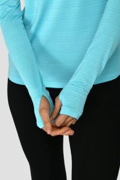 Women's Draft 1/4 Zip - Neon Sky 11 Women's Draft 1/4 Zip - Neon Sky -Montirex Sale Store DRAFT1 4ZIP NEONSKY SLEEVEDETAIL