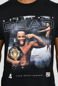 Leon Edwards Head Shot T-Shirt - Black 16 Leon Edwards Head Shot T-Shirt - Black -Montirex Sale Store DSC 6634 1