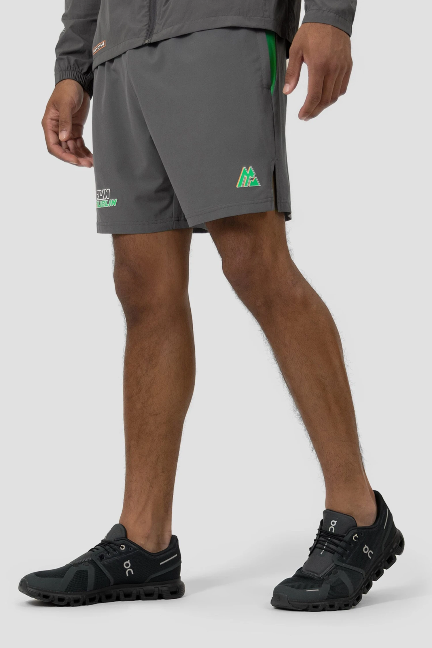 MTX Run City Dublin Short - Cement Grey/Black/Jada Green 1 MTX Run City Dublin Short - Cement Grey/Black/Jada Green