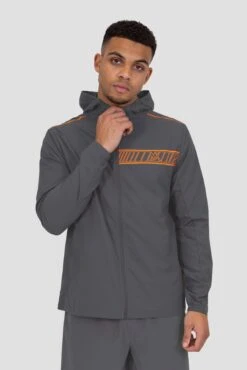 Beta Windbreaker - Slate Grey/Fiery Orange