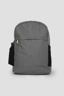 Essential Backpack - Cement Grey/Electric Lime -Montirex Sale Store ESSENTIAL BACKPACK GREY 3