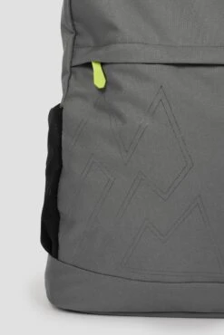 Essential Backpack - Cement Grey/Electric Lime -Montirex Sale Store ESSENTIAL BACKPACK GREY 6