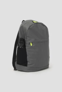 Essential Backpack - Cement Grey/Electric Lime -Montirex Sale Store ESSENTIAL BACKPACK GREY 7