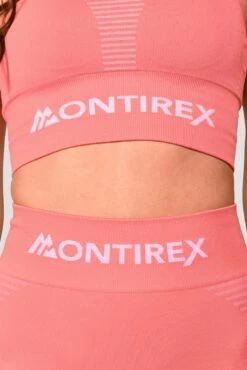 Energy Seamless Bra Top - Rose Pink/Orchid Pink 9 Energy Seamless Bra Top - Rose Pink/Orchid Pink -Montirex Sale Store Energy Seamless Bra Top Rose Pink Orchid Pink Detail