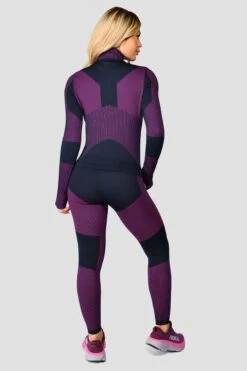 Energy 2.0 Seamless 1/4 Zip - Midnight Blue/Magenta -Montirex Sale Store Energy2.0Seamless1 4Zip MidnightBlue Magenta back