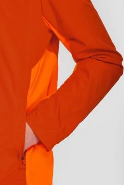 Junior Speed Windbreaker - Cardinal Red/Fiery Orange -Montirex Sale Store FIERY ORANGE sleeve detail Recovered