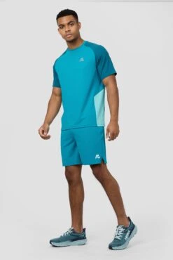Flex Short - Aisen/Atlantic/Peyto 14 Flex Short - Aisen/Atlantic/Peyto -Montirex Sale Store FLEX SHORT FJORD BLUE FULL FRONT