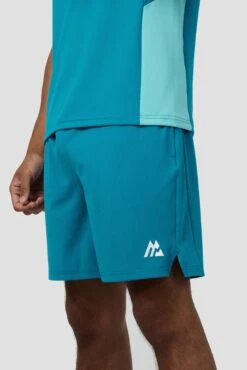 Flex Short - Aisen/Atlantic/Peyto 16 Flex Short - Aisen/Atlantic/Peyto -Montirex Sale Store FLEX SHORT FJORD BLUE LOGO