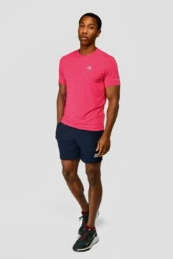 Fly 2.0 T-Shirt - Hibiscus/Fiery Orange/Rouge -Montirex Sale Store FLY 2.0 TEE HIBISCUS FIERY ORANGE ROUGE front