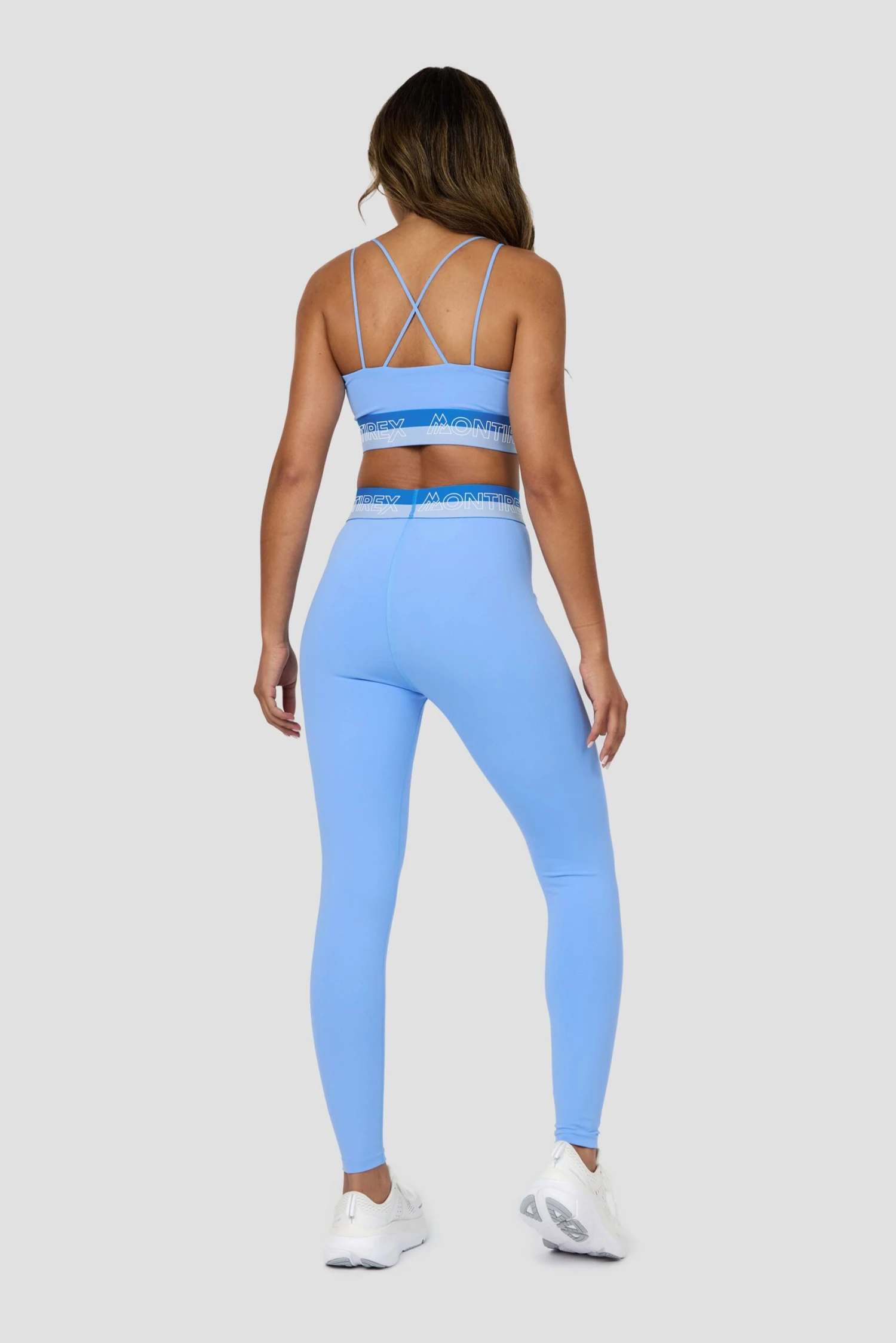 Icon Contrast 2.0 Bra - Powder Blue/Fira/Canal 3 Icon Contrast 2.0 Bra - Powder Blue/Fira/Canal - Image 3