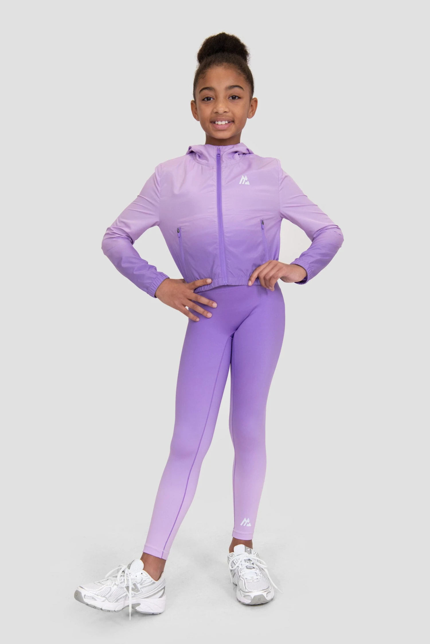 Girls Glow Windbreaker - Parma/Royal Purple 3 Girls Glow Windbreaker - Parma/Royal Purple - Image 3
