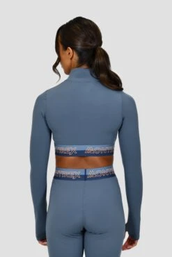 Icon Contrast 1/4 Zip - Greyed Indigo/Province/Agency -Montirex Sale Store ICON CONTRAST 2.0 1 4 ZIP GREYED INDIGO PROVINCE AGENCY close back