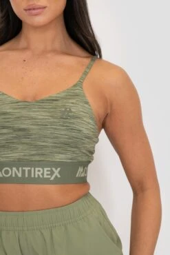 Icon Lite Bra - Khaki Multi -Montirex Sale Store ICON LITE BRA OIL GREEN FOUR LEAF CLOVER TEA Logo
