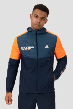 MTX Run City Amsterdam Jacket - Midnight Blue/Naval/Fiery Orange