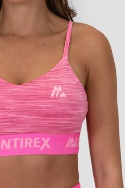 Icon Lite Bra - Pink Multi -Montirex Sale Store Icon Lite Bra Sugar Plum Cotton Candy Carmine Rose Pink Cosmos logo