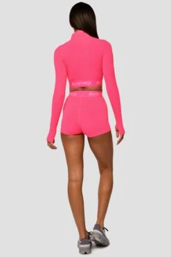Icon 1/4 Zip - Neon Pink -Montirex Sale Store Icon1 4ZipTop NeonPink FullBack