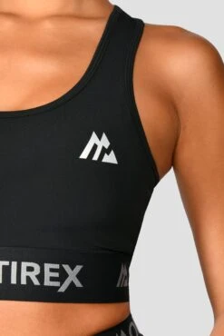 Icon Sports Bra - Black -Montirex Sale Store IconBraTop Black close