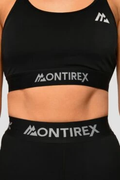 Icon Strappy Bra - Black -Montirex Sale Store IconStrappyTop Black Close