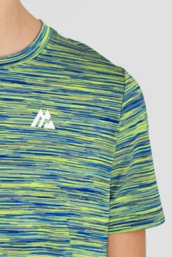 Junior Trail 2.0 T-Shirt - Neon Blue/Lime 9 Junior Trail 2.0 T-Shirt - Neon Blue/Lime -Montirex Sale Store JN TRAIL 2.0 TEE NEON BLUE AZURE BLUE LIME FROST logo detail