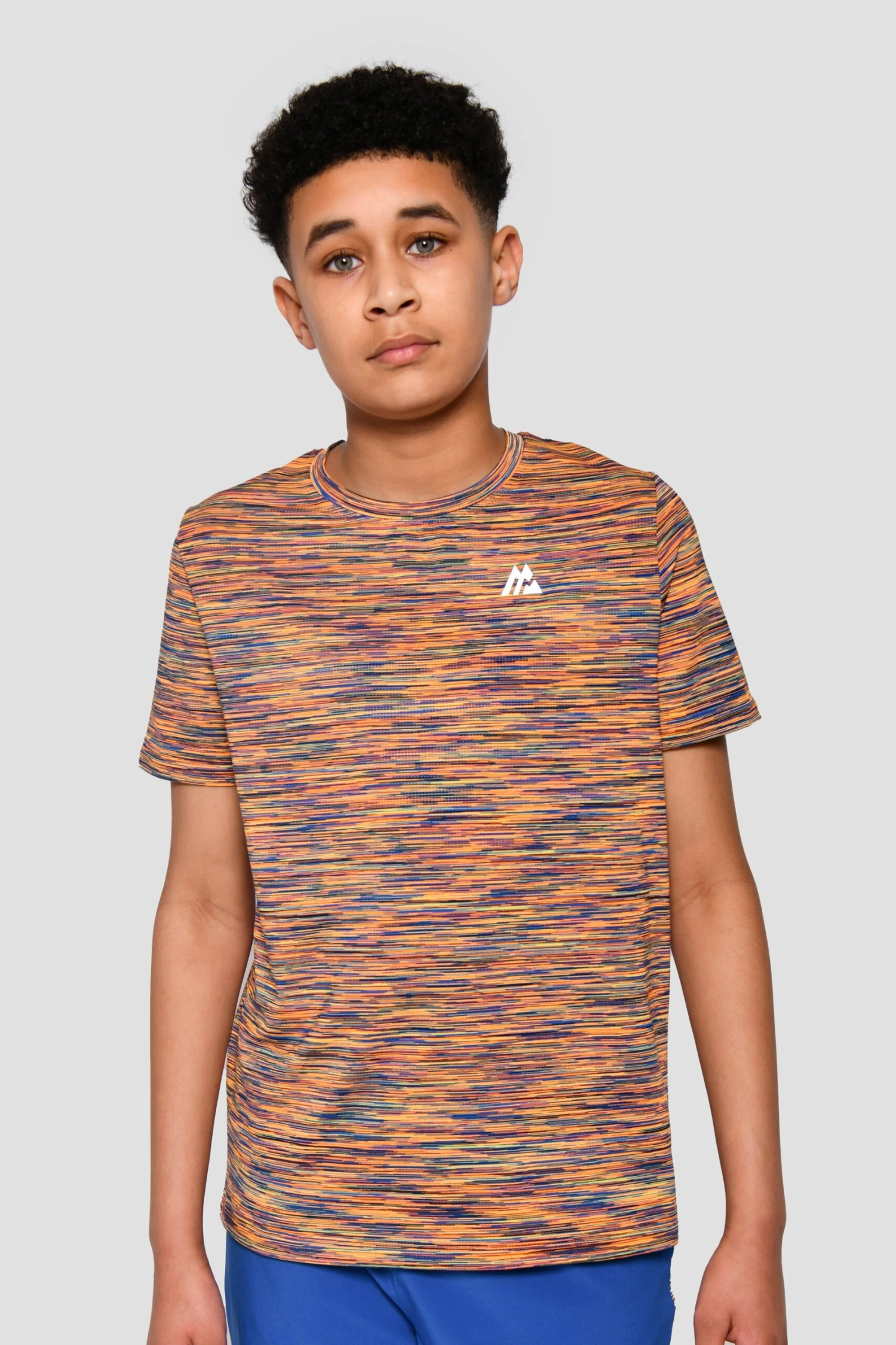 Junior Trail 2.0 T-Shirt - Neon Blue/Lime/Orange 1 Junior Trail 2.0 T-Shirt - Neon Blue/Lime/Orange