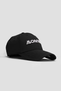 Boys Linear Cap - Black -Montirex Sale Store JUNIOR LINEAR CAP BLACK SIDE LOGO