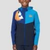 Boys MTX Run Jacket - Midnight Blue/Idaho Blue/Marine Blue