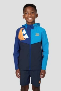 Boys MTX Run Jacket - Midnight Blue/Idaho Blue/Marine Blue