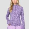Women's Trail 1/4 Zip - Purple/Lilac Multi