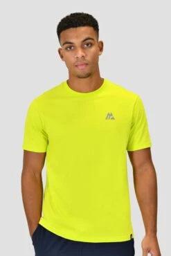 M Logo T-Shirt - Electric Lime