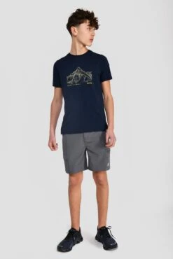Junior Mountain Range 2.0 T-Shirt - Midnight Blue 7 Junior Mountain Range 2.0 T-Shirt - Midnight Blue -Montirex Sale Store MOUNTAIN RANGE 2.0 TEE MIDNIGHT BLUE front