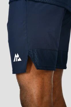 MTX Embossed Short - Midnight Blue -Montirex Sale Store MTX EMBOSSED SHORT MIDNIGHT BLUE detail