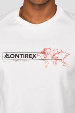 MTX Global T-Shirt - White 7 MTX Global T-Shirt - White -Montirex Sale Store MTX GLOBAL TEE WHITE close detail