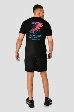MTX Run Vital Cotton T-Shirt - Black -Montirex Sale Store MTX RUN VITAL COTTON TEE BLACK back