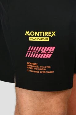 MTX Run Vital Short - Black -Montirex Sale Store MTX RUN VITAL SHORT BLACK logo detail