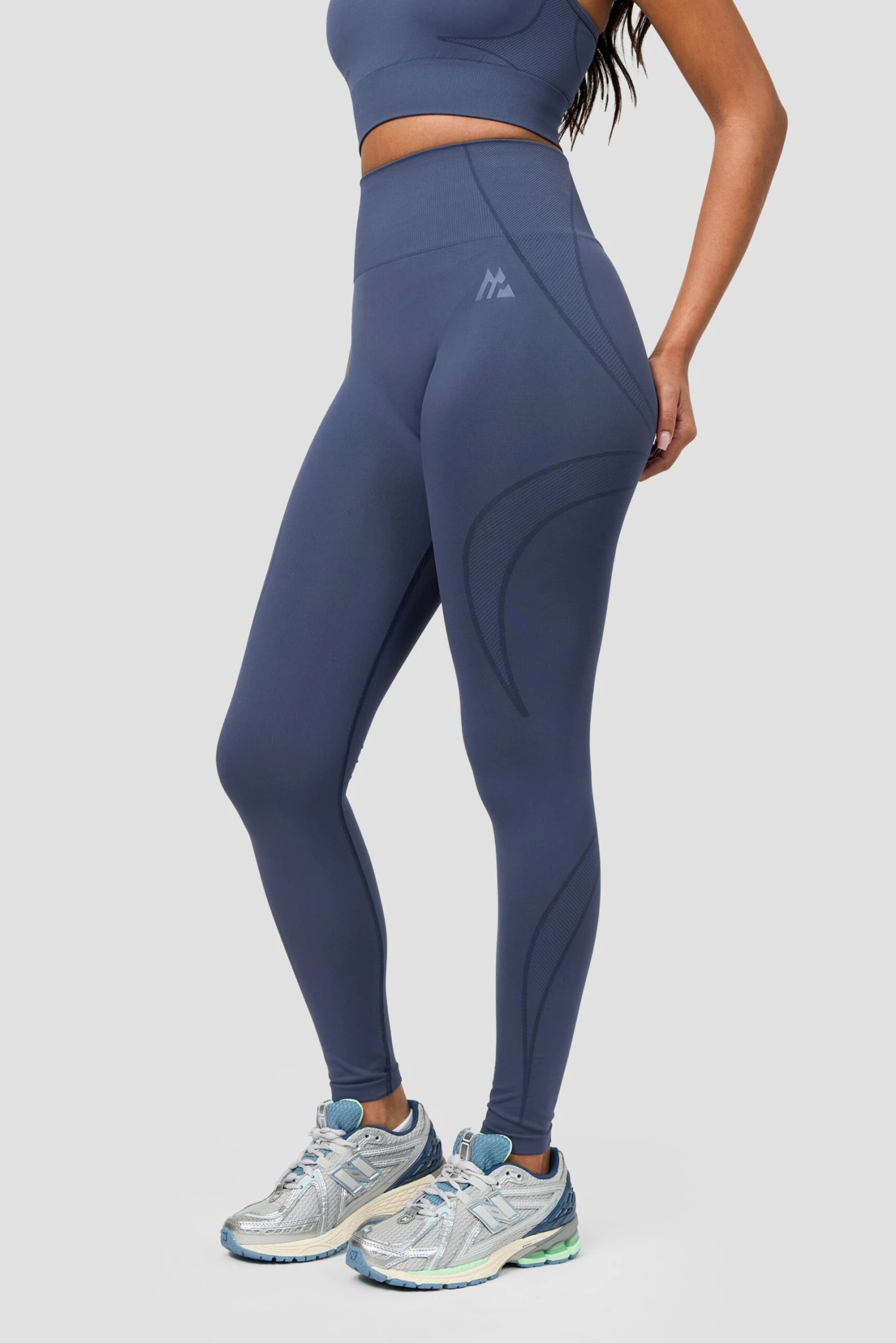 Evolve 2.0 Seamless Legging - Greyed Indigo 1 Evolve 2.0 Seamless Legging - Greyed Indigo