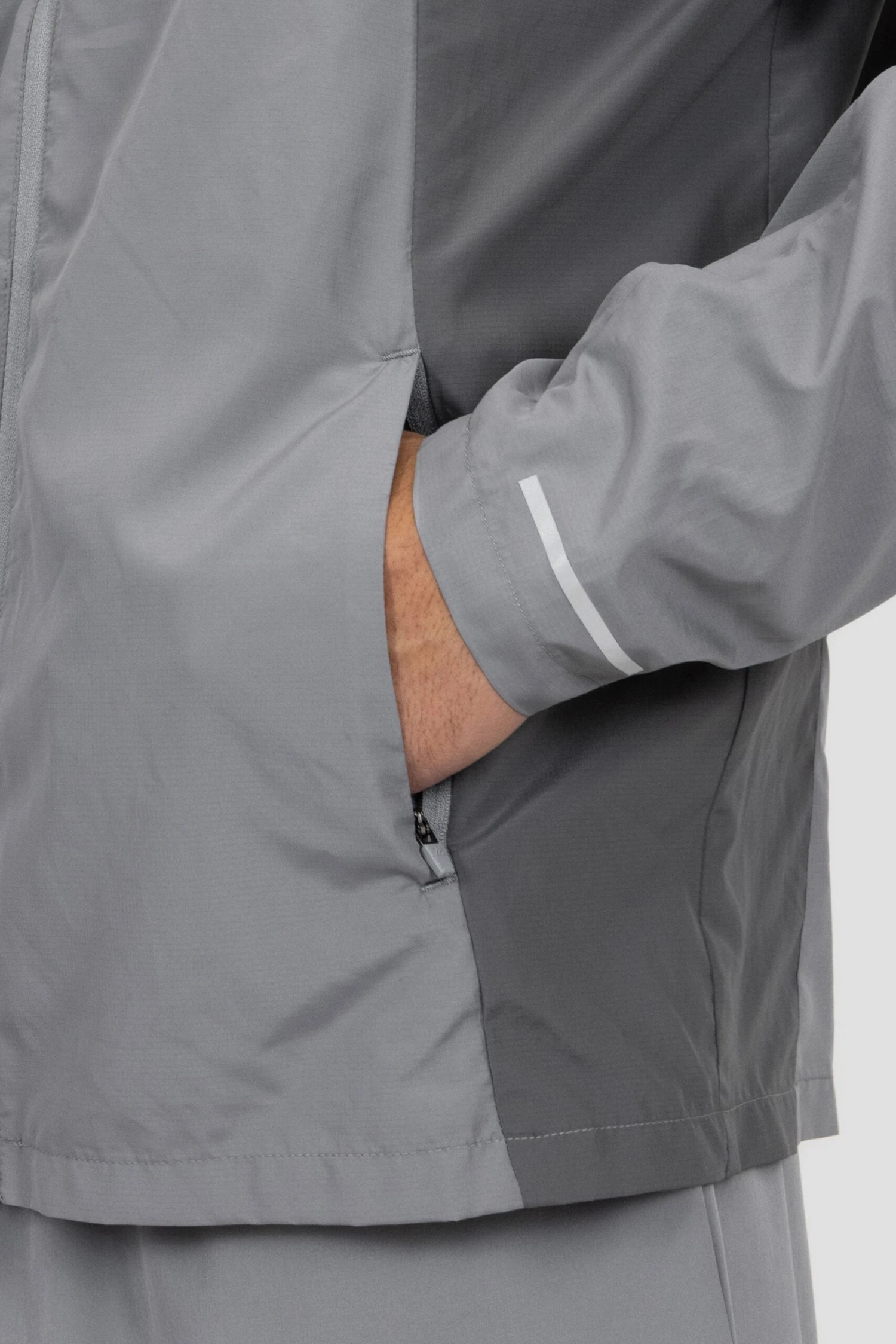 Trail Windbreaker - Grey/Pink/Blue 6 Trail Windbreaker - Grey/Pink/Blue - Image 6