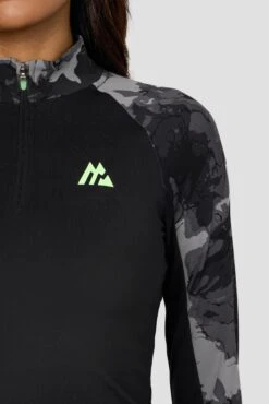 Fusion Print 1/4 Zip - Black/Winter Sky -Montirex Sale Store QCbGKhLrWMEntd VvLvI Pz021Jw4N8PwwGltJ2l4a0